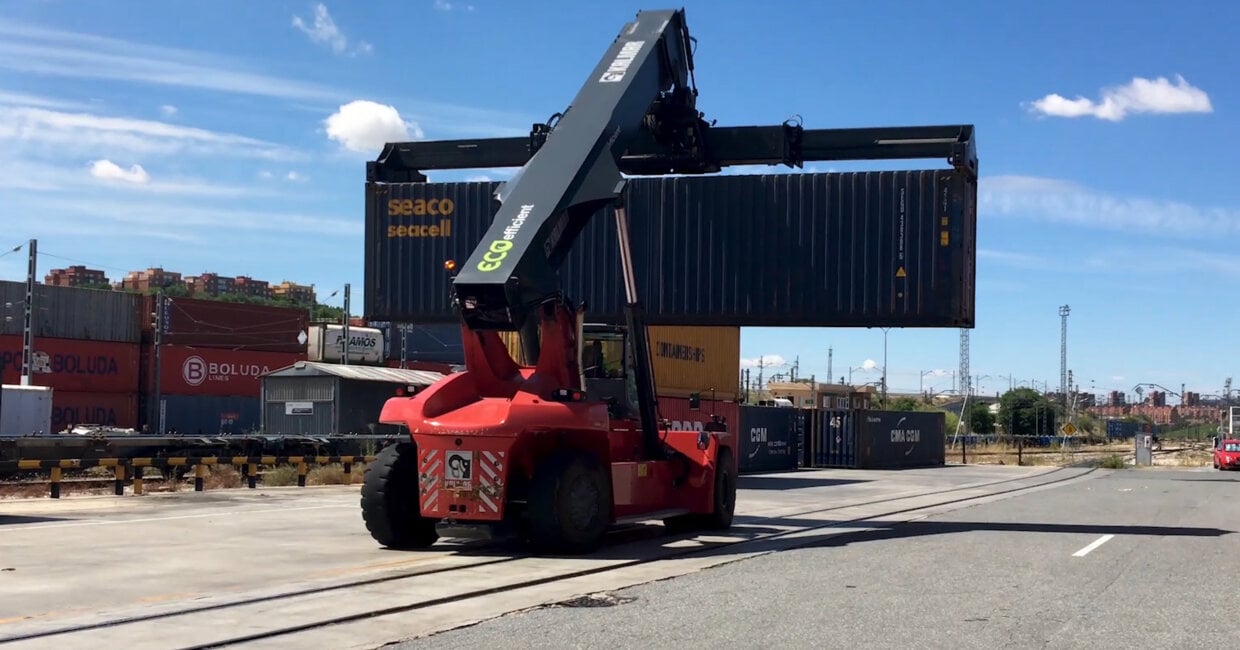 Conduciendo ecológicamente  en la terminal de Madrid